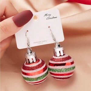 Christmas Star Resin Light Up Drop Earrings